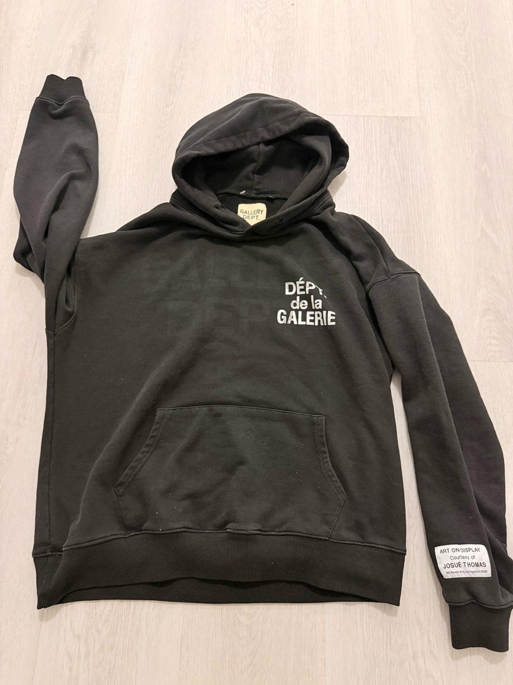Gallery dept hoodie size Large black
